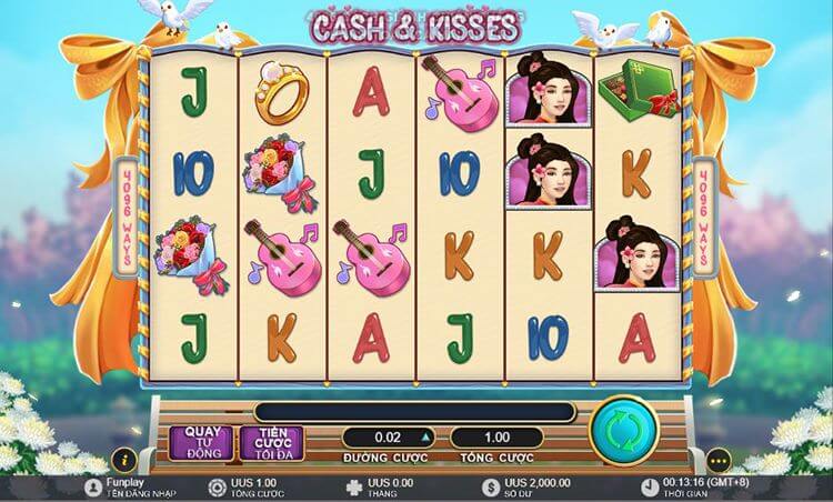 Vòng quay Cash And Kisses